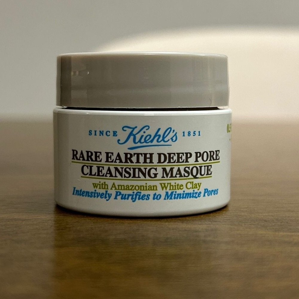 Kiehl's Rare Earth Deep Pore Cleansing Mask .5 fl oz Deluxe Sample Size (0299)